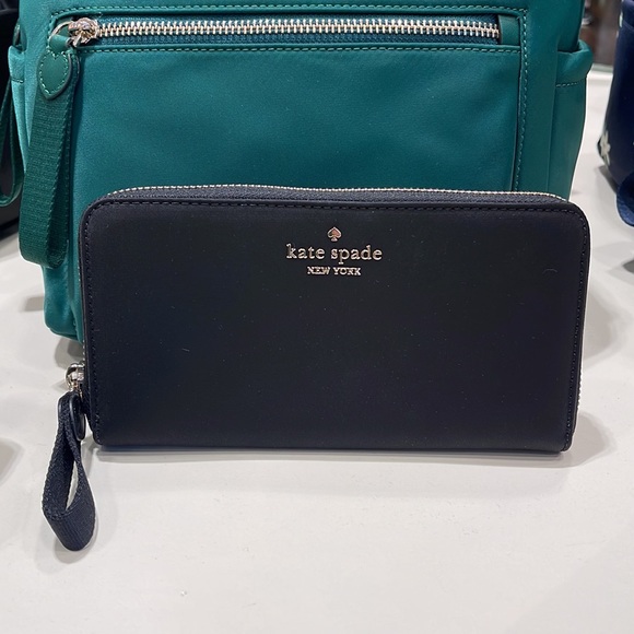 Kate Spade Chelsea Nylon Large Continental Wallet
Color: Black 
NWT - Picture 3 of 16